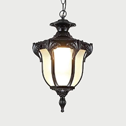 Dealnt Luces colgantes ideales para cenas en el balcón y pasillos exteriores con diseño rústico