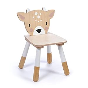 Tender Leaf Toys - Forest Table and Chairs Collections - Adorable Kids Size Art Play Game Table and Chairs - Made with Premium Materials and Craftsmanship for Children 3+ (Forest Deer Chair) Tender Leaf Toys Forest Table and Chairs Collections Adorable Kids Size Art Play Game Table and Chairs Made with Premium Materials and Craftsmanship for Children 3 Forest Deer Chair