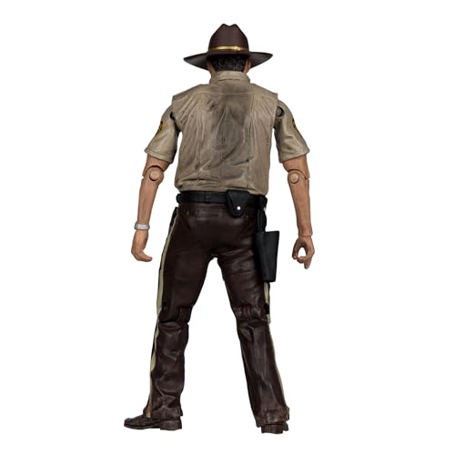 McFarlane The Walking Dead Rick Grimes 5in Action Figure Toys, Multicolor, 5" - Image 4