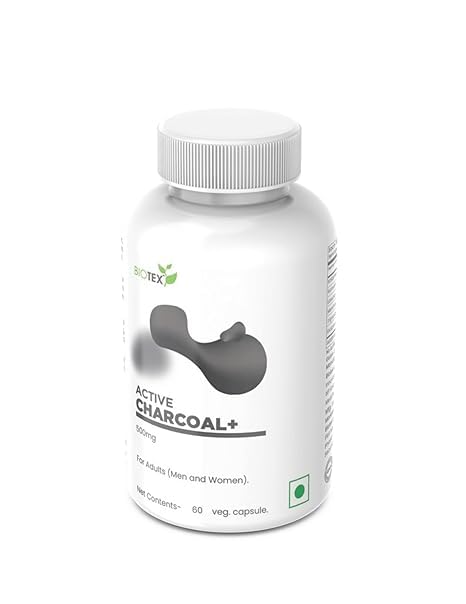 Biotex Active Charcoal+ | Kalamegh, Kumari, Lasuna & Triphala Masi | Ayurvedic Digestive & Gut Wellness Capsules | 500mg | 30 Veg Capsules | Gluten-Free | Soy-Free-image-25