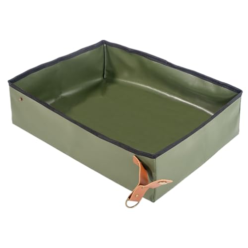 Aseo portátil para gatos, bandeja portátil para gatitos, inodoro portátil para mascotas para interior al aire libre apartamento hogar hotel coche acampar viaje entrenamiento y avión