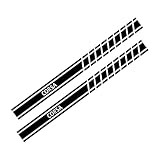 EINFACH ANZUBRINGEN: Auf der Rückseite befindet sich ein Klebstoff. Einfach abziehen und aufkleben, Bitte nicht anbringen, wenn das Auto heiß ist, und das Auto eine Woche nach dem Anbringen nicht waschen, Er lässt sich auch leicht und rückstandslos entfernen