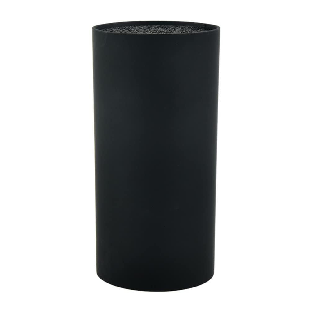 BESTonZON Block Holder, for All Kinds of Knives, PP Material for Container, Soft- Touch Coating (Black)