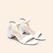Imagen de DREAM PAIRS Sandalia de Vestir para Mujer con Tacón Ancho Zapatos de Tacón Clásicos de Punta Redonda con Hebillas y Tiras Verano Elegantes