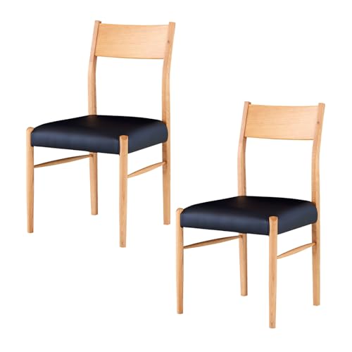 �_�C�j���O�`�F�A 2�r�Z�b�g �����i �`�F�A �I�� �H��֎q �I�[�N ���C �ؐ� �V�R�� PVC �y�� �i�`������ �V���v�� ���_�� �k�� �J�C���hB (�i�`������)