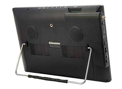 Milanix 14.1" Portable Widescreen LED TV with HDMI, VGA, MMC, FM, USB/SD Card Slot, Built in Digital Tuner, AV Inputs, and Remote Control - Thumbnail 3