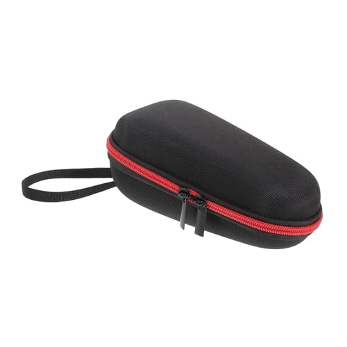 PACKOVE Hard Travel Storage Bag for Men Hair Clipper Shockproof Shaver Case with Wrist Wrap Compact Organizer for Electric Razors for Travel Office Use