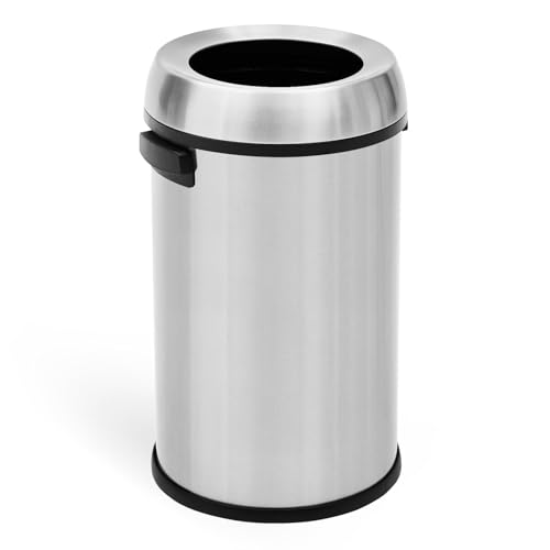 Caneca de basura de acero inoxidable 17 galones