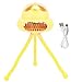 Zerodis Ventilateur de Poussette pour Bébé Ventilateur Portable pour Bébé Jambes de Poulpe Pliables Capsule Spatiale Ventilateur sans Feuilles Multifonctionnel Portable Poussette à 3 Vitesses(Jaune)