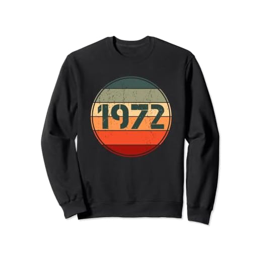 Camisetas vintage de cumpleaños de 1972 para mujer, divertidas camisetas de cumpleaños de 1972 Sudadera