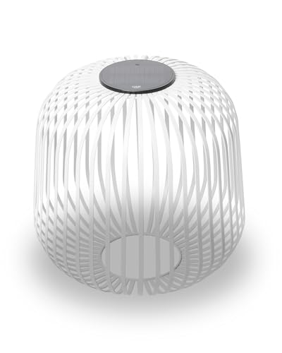 DESIGN E FUNZIONALITÀ: L’estetica minimalista incontra la funzionalità intelligente. Le linee pulite rendono questa lampada un elegante complemento d’arredo. Rimuovendo il modulo solare, si può inserire una candela al suo posto: la lampada si trasforma così in una lanterna d’atmosfera.
