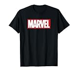 Disney Marvel Classic Large Red & White Logo Camiseta