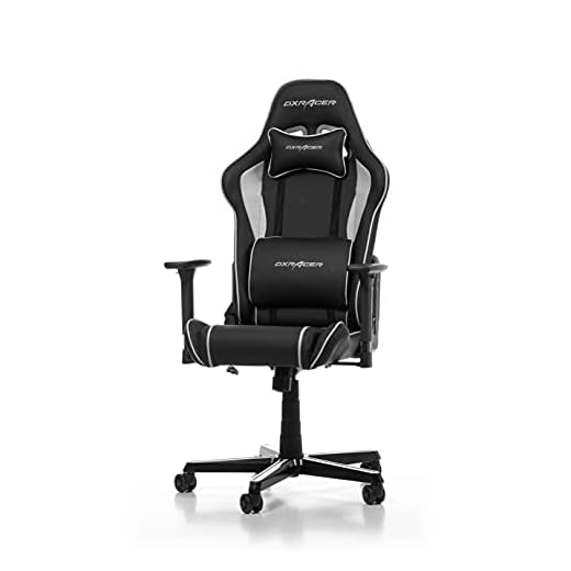 DXRacer Spelstol, konstläder, svart-grå, upp till 185 cm