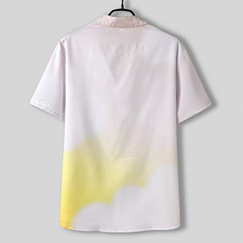 Camisas masculinas manga curta primavera verão casual estampadas moda top camisas masculinas camisas