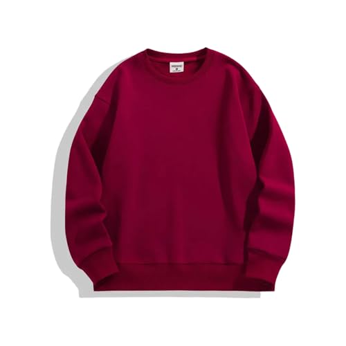 Heavy Weight Fashion Mens Hoodies Casual Thick Cotton Top Solid Color Hoodies Sweatshirt Pullover Streetwear