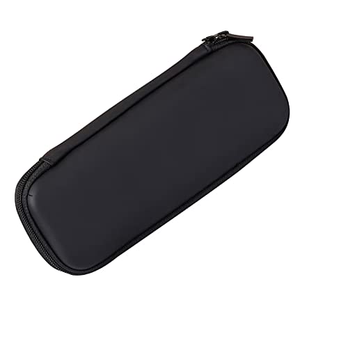 Butyeak Tragbares Make-up-Pinseletui, Make-up-Pinsel-Tasche, Unisex-Federmäppchen, Reise Make-up Pinsel Halter, Pinsel Kosmetiktasche, Generic Pinselhalter Makeup Organizer (Schwarz) (21 * 7.5cm)