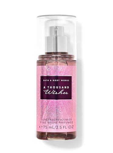 Image of Bath & Body Works A Thousand Wishes Travel Size Fine Fragrance Mist | Travel size perfume | Daily use body mist | 75 ml / 2.5Fl oz | Gender - Women