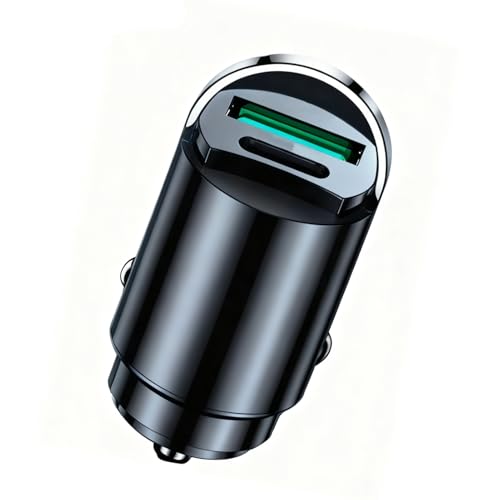 Cargador Coche USB C 120W Carga Rápida, Adaptador Mechero 12V-24V con PD 3.0+QC 4.0, Compatible con iPhone 17 16 Pro MAX Compatible con Samsung S25 Xiaomi Huawei Accesorios Camper Furgoneta Camión