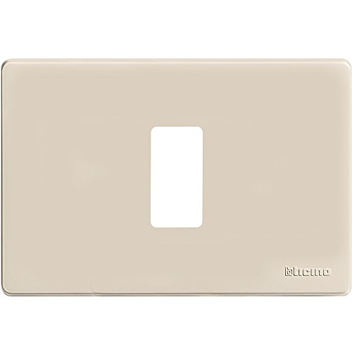 Colore Avorio Bticino Placca 1 Modulo, Avorio, 1 Posto