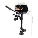 Jet Pump Outboard Motor,1800W Electric Powered Boat Engine 4HP Fishing Boat Engine Short Shaft Boat Kayak Motor for Fishing Boats, Dinghies,Inflatable Boats