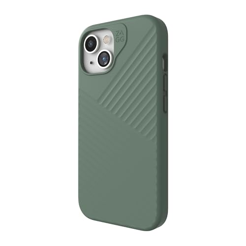 Coque MagSafe pour iPhone 15/14/13 ZAGG Denali double couche antichoc vert