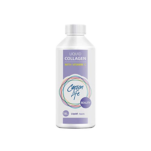Carson Life Liquid Collagen with Vitamin C - 16 Oz - for Anti Aging, Hair Skin and Nails - Immune Support - Rejuvenate Skin - Made in The USA Carson Life Liquid Collagen with Vitamin C - 16 Oz - for Anti Aging, Hair Skin and Nails - Immune Support - Rejuvenate Skin - Made in The USA
