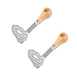 2 Pcs Potato Masher Creative Stainless Steel Avocado Masher...