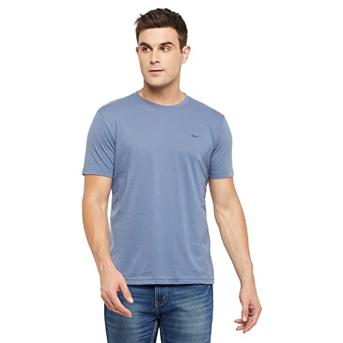 Image of Orewa by OKANE Men's Solid Round Neck Cotton T-Shirt (Pack of 2)