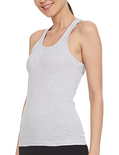 Image of Van Heusen Women's Racerback 100% Cotton Tank Top | Super Combed Cotton | Breathable Fabric | Anti-Bacterial Tech | Color Fresh Technology | Keeps You Fresh | Sweat Absorbent | Everyday Comfort | Style 11202 | Available in Pack of 1 & 2