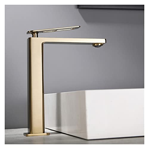 Grifos cepillo dorado para transformar tu lavabo de baño familiar 2