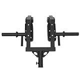 Loobiiny Prensa de hombros para minas terrestres, accesorio para sentadillas, acolchado para mancuernas con anillos de sujeción de acero inoxidable, almohadilla de barbell, accesorios de entrenamiento