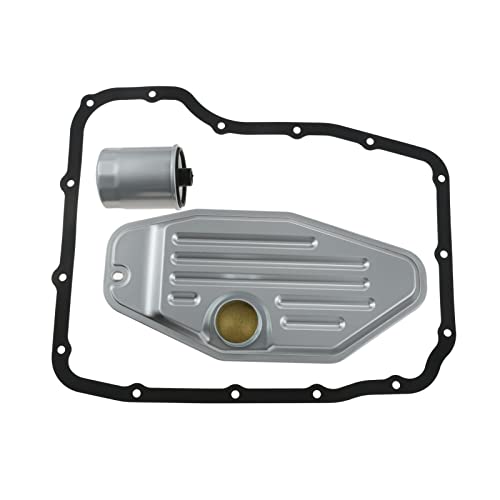 HZ-MONSTAR 5013470AC Automatic Transmission Filter Kit, 4WD 4X4 Filter Kit Deep Pan Compatible with 1999-UP Chrysler Aspen Dodge Dakota Durango Ram Jeep Commander Grand Cherokee, Replace 5013470AC