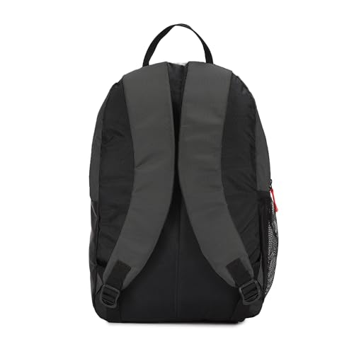 Image of DIVULGE Coral 24 Liters Large black Casual Backpack with Laptop sleeve, Front Pocket and Water Bottle Pouch (Black)