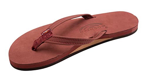 Image of Rainbow Sandals Women's Single Layer Leather Sandal Narrow Strap