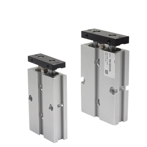 Cylindre pneumatique TN20 aimanté double tige course 40 mm