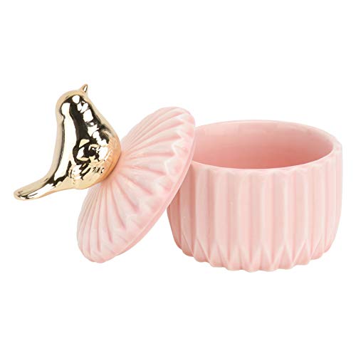 Cabilock Boîte à Bijoux Céramique Coffret à Bijoux Créatif Boîte Cadeau Pour Mariage Organisateur De Pour Ranger Petits Objets