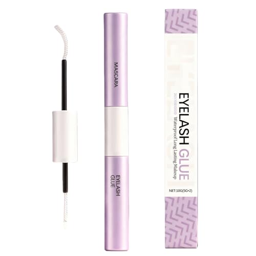Pegamento para pestañas Bond And Seal, fórmula de acabado natural, 1 pieza, pegamento para pestañas, máscara 2 en 1, resistente al agua y al sudor, para mujeres y niñas, maquillaje de belleza diario
