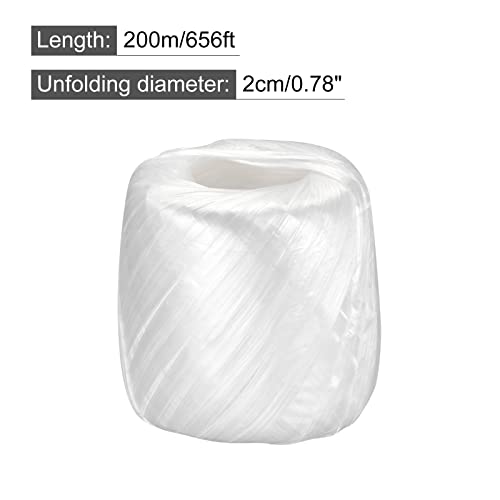 Meccanixity Polyester Nylon Plastic Rope Twine Household Bundled For Packing Gardening Craft,200M Length,3 Color Pack Of 3 #TOP1