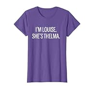 Funny design. Funny unique girlfriend BFF top. Minimalist bestie apparel and cool vintage distressed design I'm Louise She's Thelma Lightweight, Classic fit, Double-needle sleeve and bottom hem