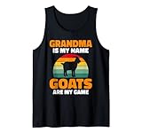 La abuela es mi nombre Las cabras son mi juego Cabra abuela Camiseta sin Mangas