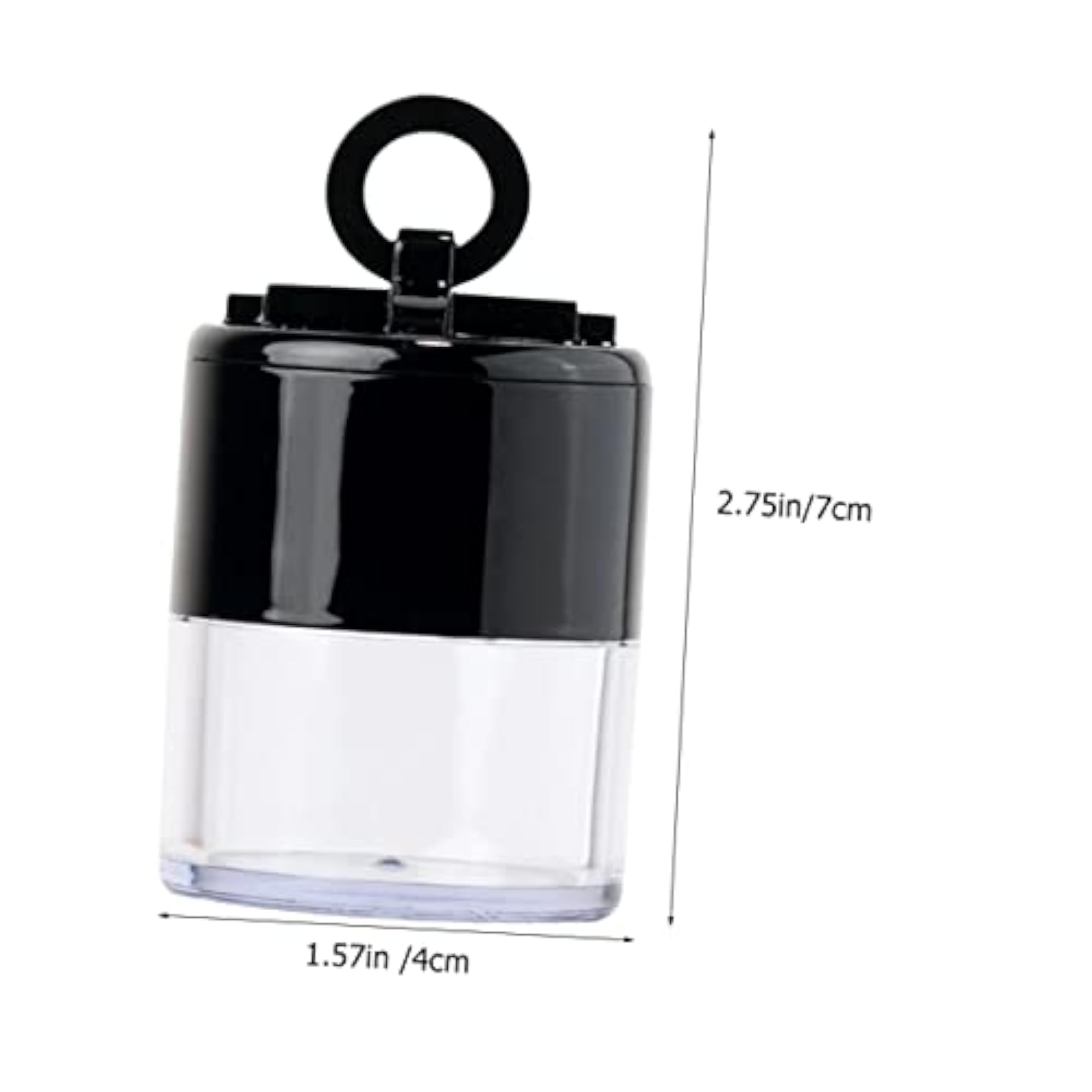2pcs Portable Loose Powder Container Puff Box