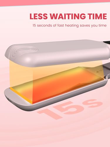 Plancha de Pelo 50mm con Calentamiento Rápido y Temperatura Ajustable miniatura 5