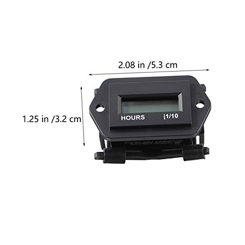 FAVOMOTO Tacômetros Medidores de Horas Digitais Do Motor 4. Cronômetro de Lembrete de Manutenção de