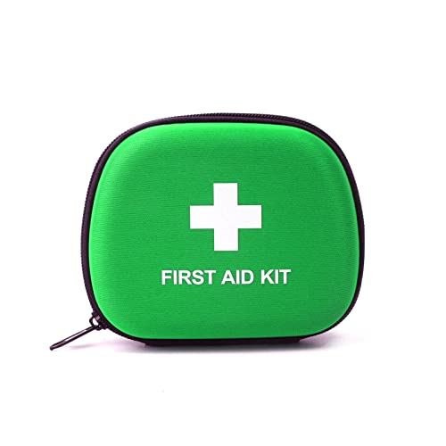 Jipemtra First Aid Hard Case Empty, Green EVA Hard Shell Medical Case for Home Health Emergency Responder, Camping, Outdoors - Image 2