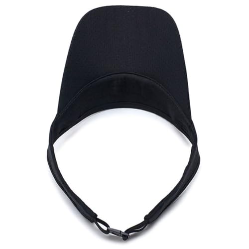 YAYUPLUS メンズスポーツサンバイザー ブラック