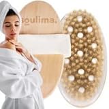AYUDA A ELIMINAR LAS TOXINAS DEL CUERPO- El cepillo de masaje corporal estimula perfectamente la circulación sanguínea. Esto facilita la eliminación de toxinas del cuerpo. Esto limpia el cuerpo y estimula el sistema linfático.