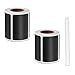Lot de 300 étiquettes pour tableau noir imperméables réutilisables avec 1 stylo à craie blanc, étiquette amovible pour décorer votre garde-manger, votre bureau (rectangulaire)