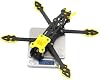 Marco Mark4 de 5 pulgadas para FPV en fibra de carbono, distancia entre ejes de 225 mm, brazos de 5 mm, marco para freestyle y largo alcance para dron de carreras RC (MARK4 amarillo) 8