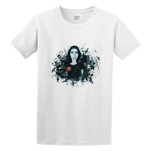 Photo de Men's Round Neck T-Shirt Onepice Mens PJ Harvey Soft and Light White XL