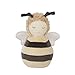 MON AMI Honey Bee Rattle Toys for Babies - Plush Toys for Infants& Toddlers - Baby Rattle Newborn Essentials for Girls & Boys - Yellow - 7 inches - Ages 6 Months+